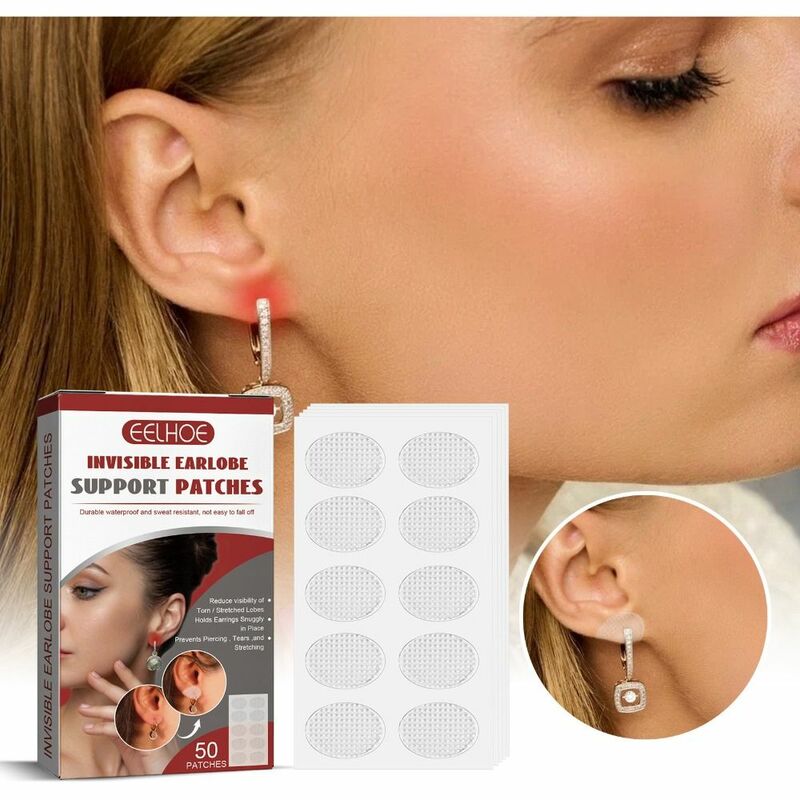 Portable Easy to Use Lobe Support Patch Earring Clear Support Patches Earring Lift Patches Heavy Earrings