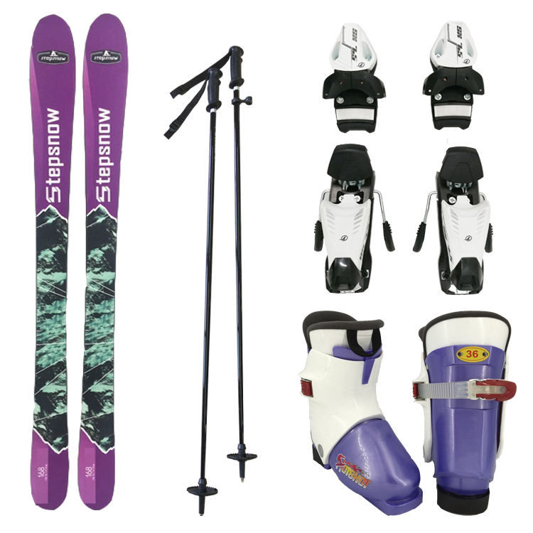Todas as botas de esqui de montanha, alta qualidade, encadernação e neve botas para adultos, Old Alpine Ski