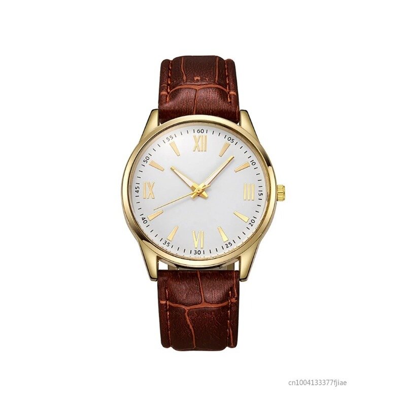 Relógio minimalista luxuoso para homens, pulseira de couro ultrafina, relógios de pulso casuais, relógios quartzo
