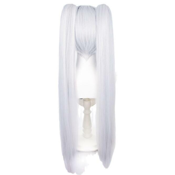 Парик для косплея длинный серебристый белый парик косплей аниме парики термостойкие синтетические парики искусственная кожа наволочка для подушки