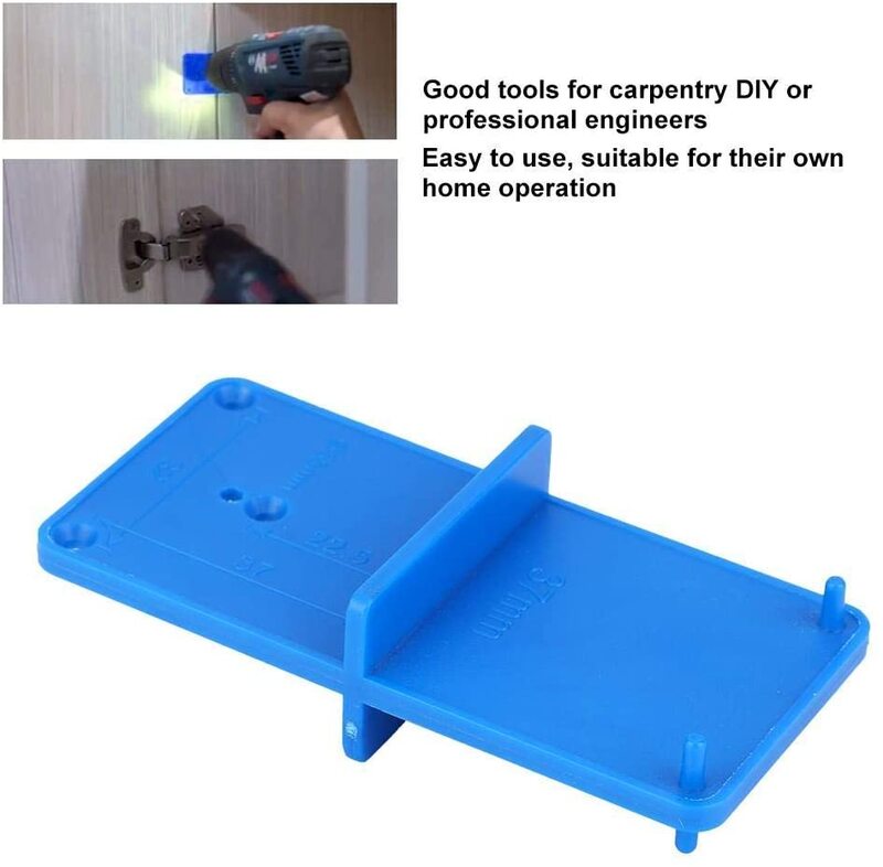Drilling Guide Locator  Hinge Hole Opener Template for Door Cabinet Assemble Perfectly Locate The Holes for Hinges