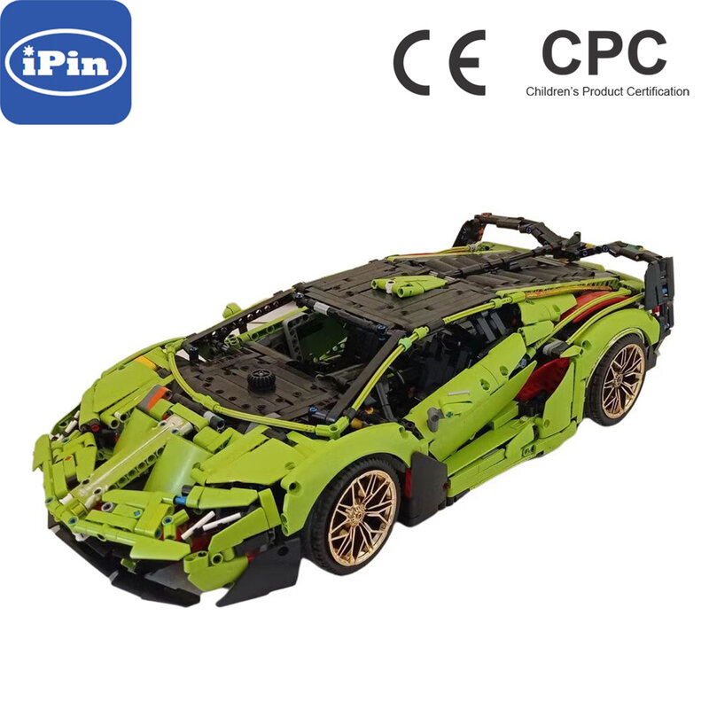 Conjunto de tecnología Lamborghini SC18 Alston, MOC-104461, 3303 piezas, bloque de construcción de dibujo electrónico