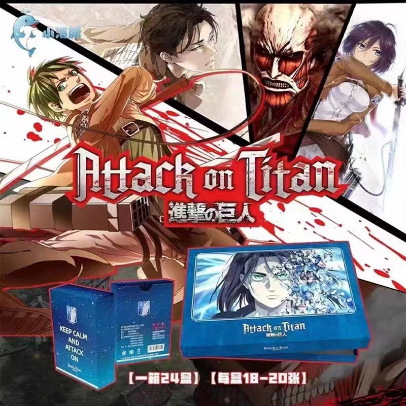 New Attack on Titan Card for Kids  into  Character Collection Card Rare SSP Peripheral Table Toys For Family Kids Gifts Cards