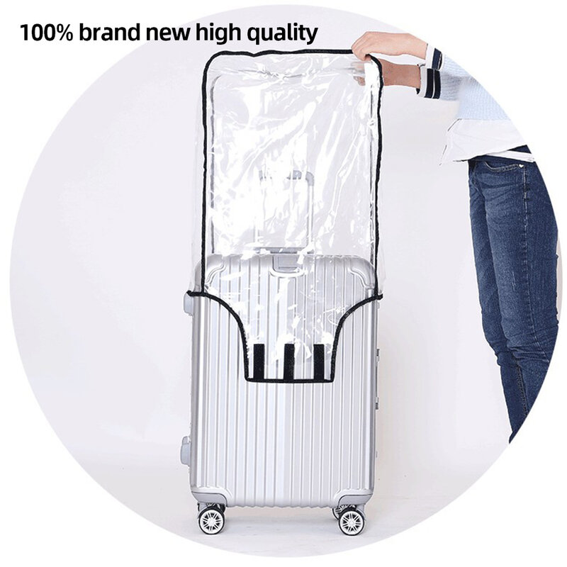 Funda protectora transparente para equipaje, cubierta impermeable a prueba de polvo, 18-30 pulgadas