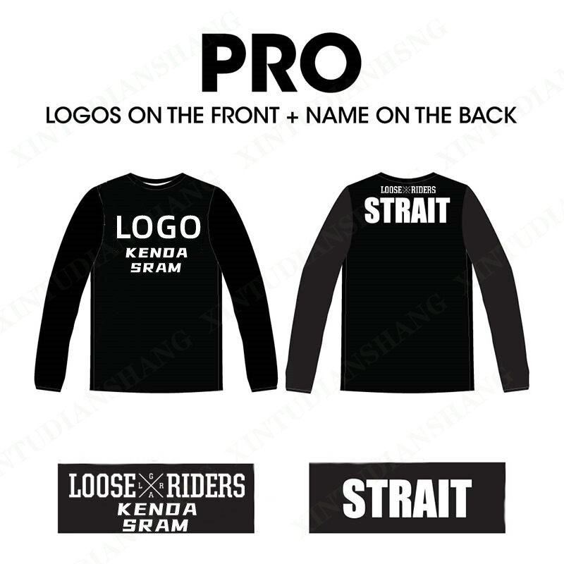 Personalice su camiseta para que sea única, agregando su nombre en la parte posterior de su camiseta y/o logotipos de patrocinadores