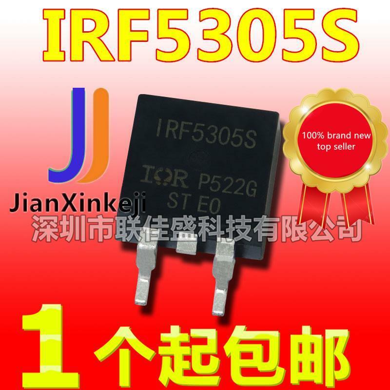 Transistor de efecto de campo MOSFET de potencia, Canal P original, 20 piezas, 100%, F5305S TO-263, IRF5305S, 55V/31A