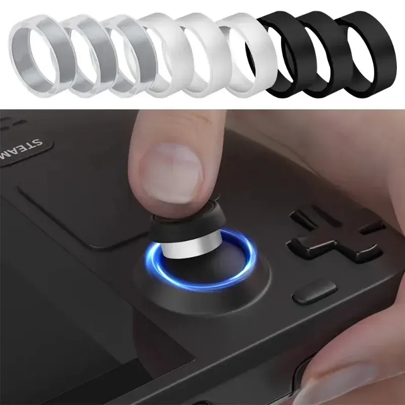 Ochraniacze joysticka niewidzialna elastyczna gumowa osłona pierścień ochronny na pokład parowy akcesoria do Joystick do gier sojusznika