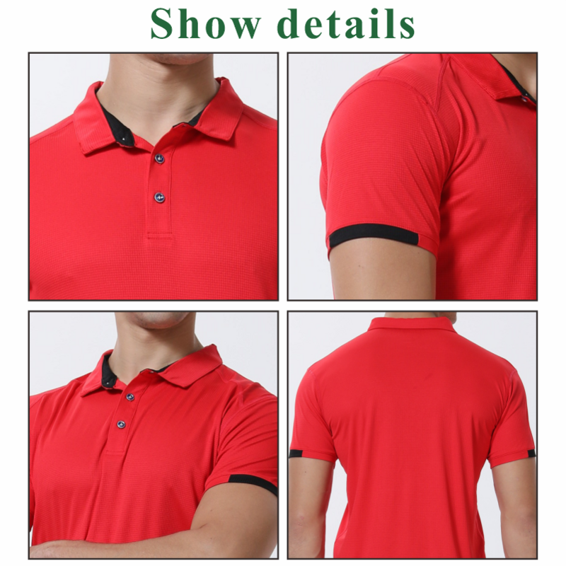 Quick-drying Sports Polo Shirt Breathable Lapel Short Sleeve Polo Shirts