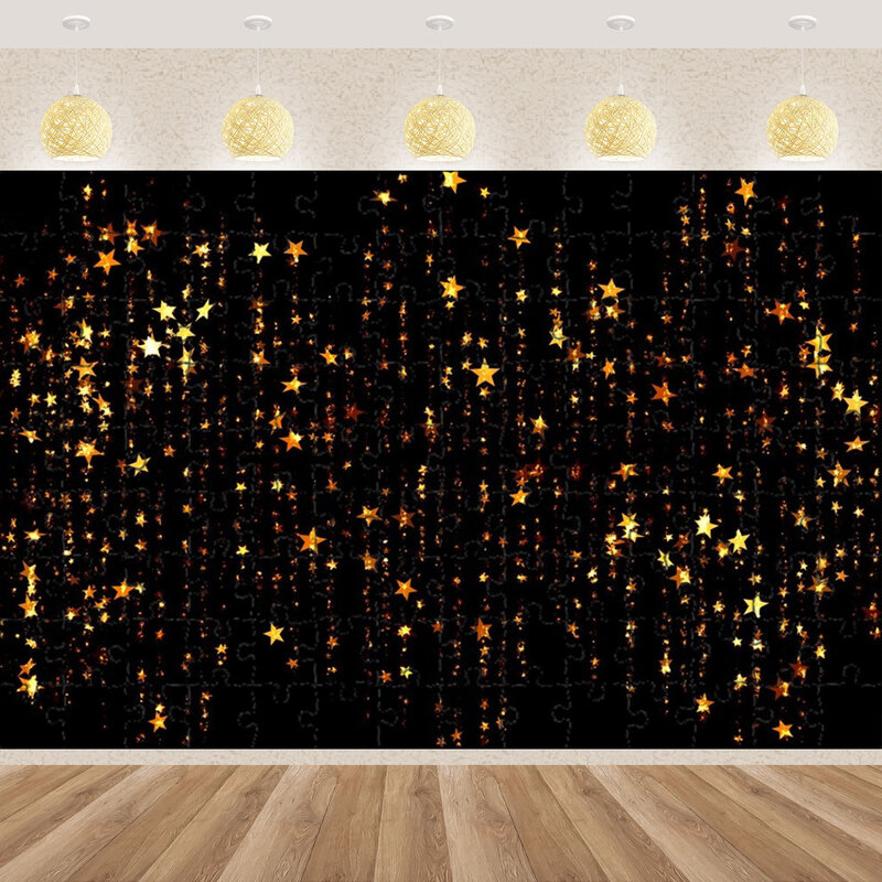Happy Birthday Photo Background Party Decoration Adult Children Birthday decoration supplies Photography props gold sparkles