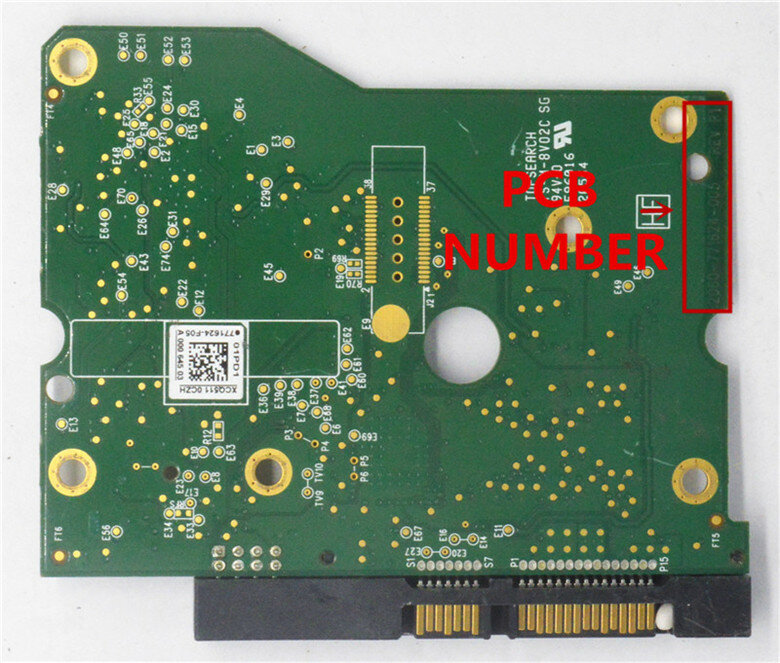 Placa de circuito de disco duro Digital occidental, 2060, 771624, 005, REV P1, 2060, 771624, 005 ,771624-F05