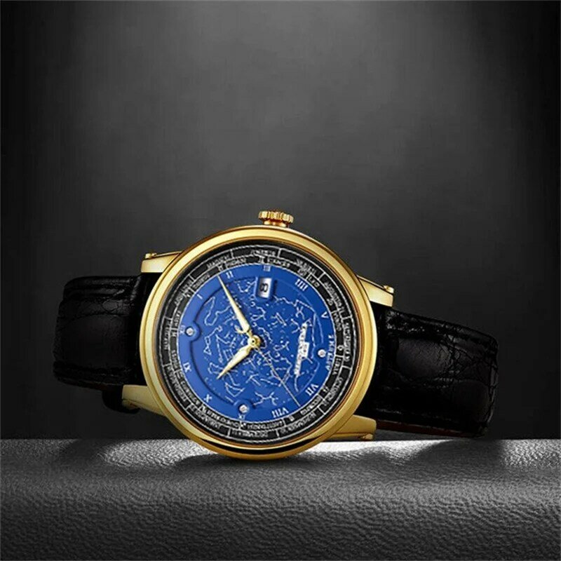 Cristino Rollis ter Luxus Herren Quarzuhr wasserdicht Datum leuchtende Armbanduhr Edelstahl Herren uhren Herren Sport uhren