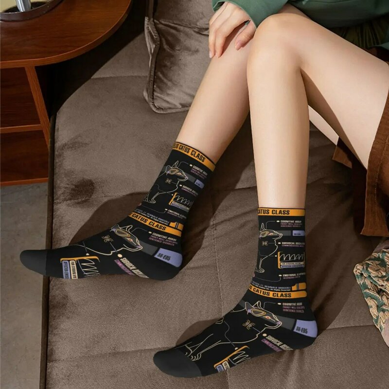 Stars Treks Uss Spot Socken Männer Frauen lustige glückliche Socken Neuheit Frühling Sommer Herbst Winter Socken Geschenke