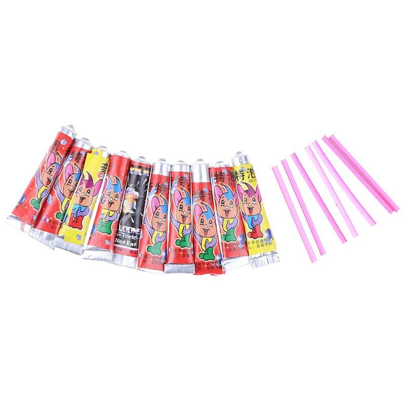 10Pcs Bubble Glue Kids Blowing Bubble Ball Toys for Children Space Balloon toy
