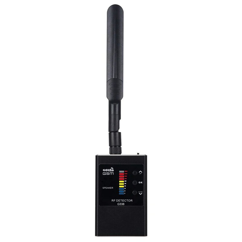 G338 Detektor Kamera Digital Anti Mata-mata Alarm Perlindungan Multifungsi Penguji Wifi Nirkabel Pemindai Perangkat Sinyal RF Deteksi GPS