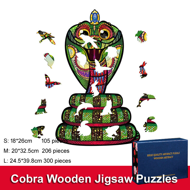 Puzzle in legno da 200 pezzi per adulti e bambini Puzzle a forma di animale tagliato in legno perfetto per regali di compleanno regali di famiglia