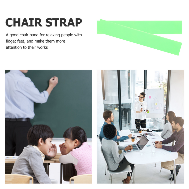 10 BH tali perbaikan meja dan kursi elastis, pita fleksibel kelas berwarna untuk anak Pe goyang praktis