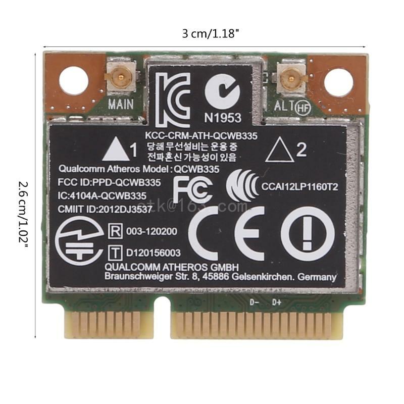 Thẻ Mini Mini PCIE không dây tương thích dành cho QCWB335 802.11