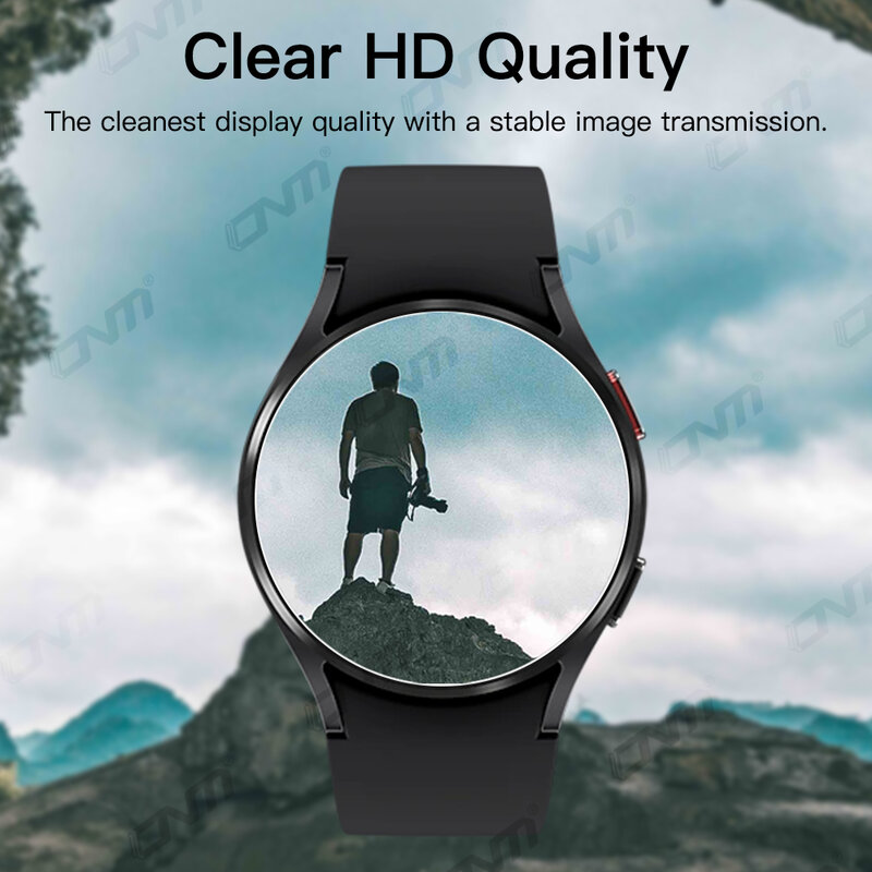 Vidro Temperado para Samsung Galaxy Watch, Protetor de Tela HD, Filme Anti-Risco, Clássico, HD, 6, 5, 4, 40mm, 44mm, 42mm, 46mm, 43 milímetros, 47 milímetros