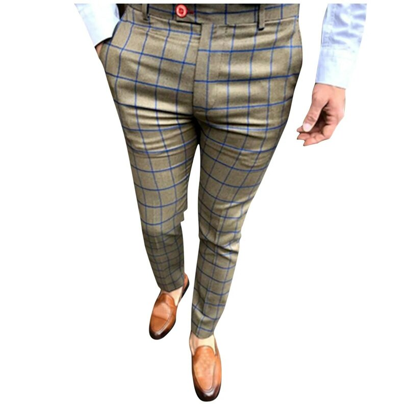 FJRetro-Pantalon long droit pour homme, streetwear décontracté à la mode, imprimé motif, printemps et automne