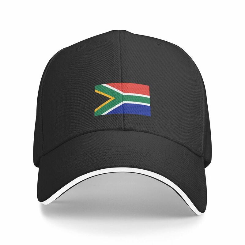 Zuid-Afrika Vlag Honkbalpet Rave Wandelhoed Mode Strand Zwarte Trucker Hoeden Voor Heren Dames