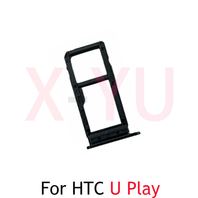 Sim Card Slot Tray Holder, Fit para HTC U Play, Soquete do leitor de cartão