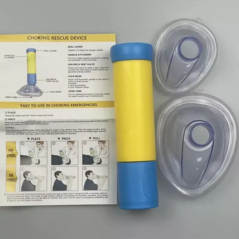 Tragbares Upgrade Erste-Hilfe-Kit für Kinder Erwachsene, die lebens rettende Notsaug-Wechselstrom-Anti-Choke-Geräte retten