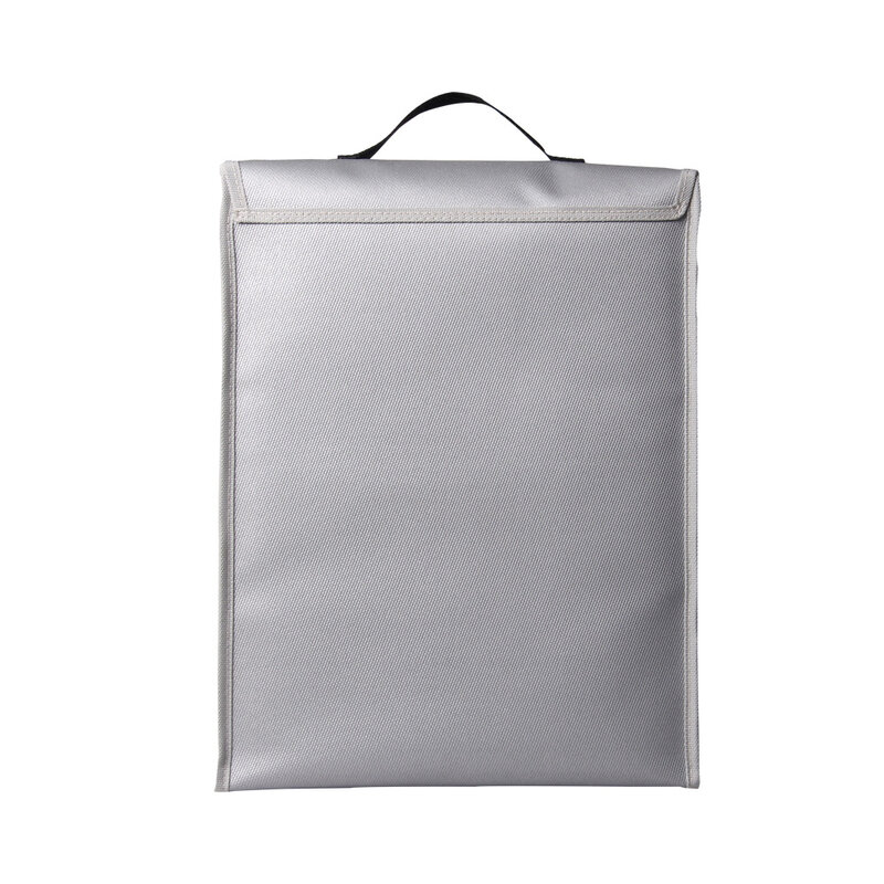 Silicone Double-sided Fireproof and Fireproof Document Bag Portable with Zipper Document Bag