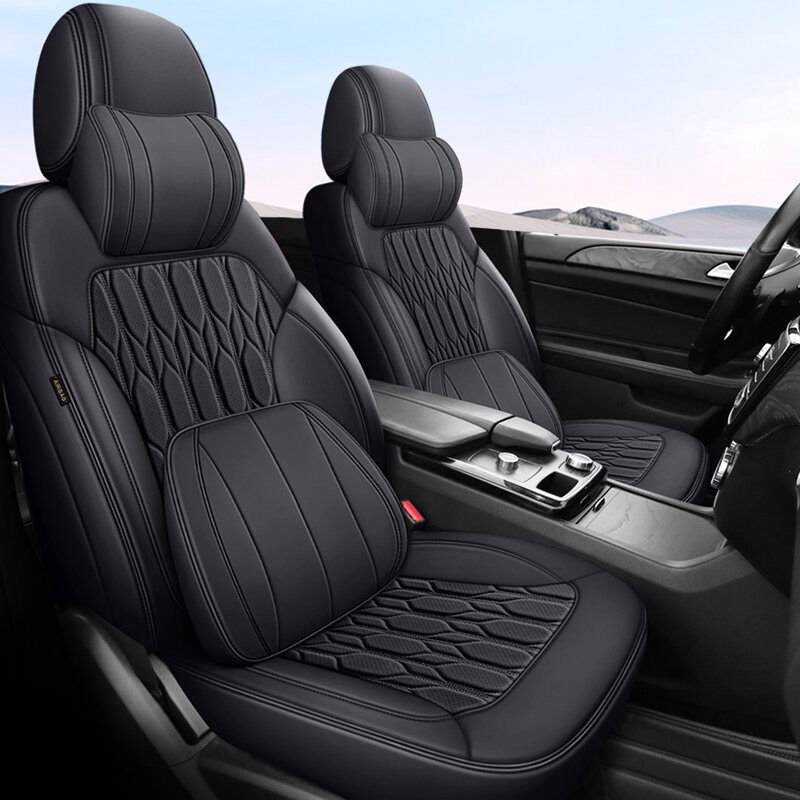 Funda de cuero personalizada para asiento de coche, accesorio interior a prueba de agua, para auto BRILLIANCE BS2, BS4, BS6, junjie, FSV, wagon V3, V5