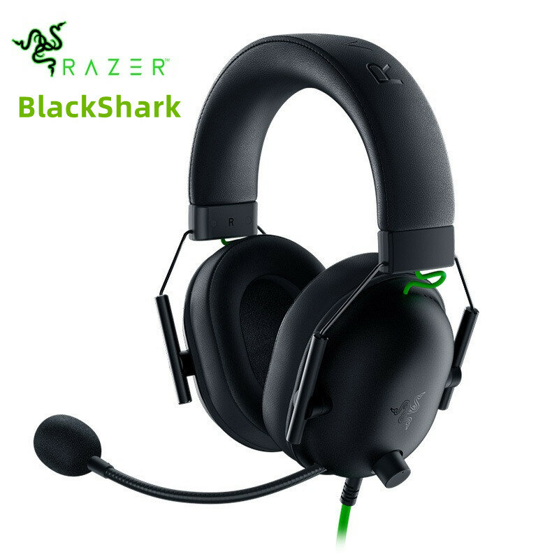Razer BlackShark V2 X 유선 게임용 헤드셋: 7.1 서라운드 사운드 게임, PS4,PS5, 닌텐도 스위치, Xbox용
