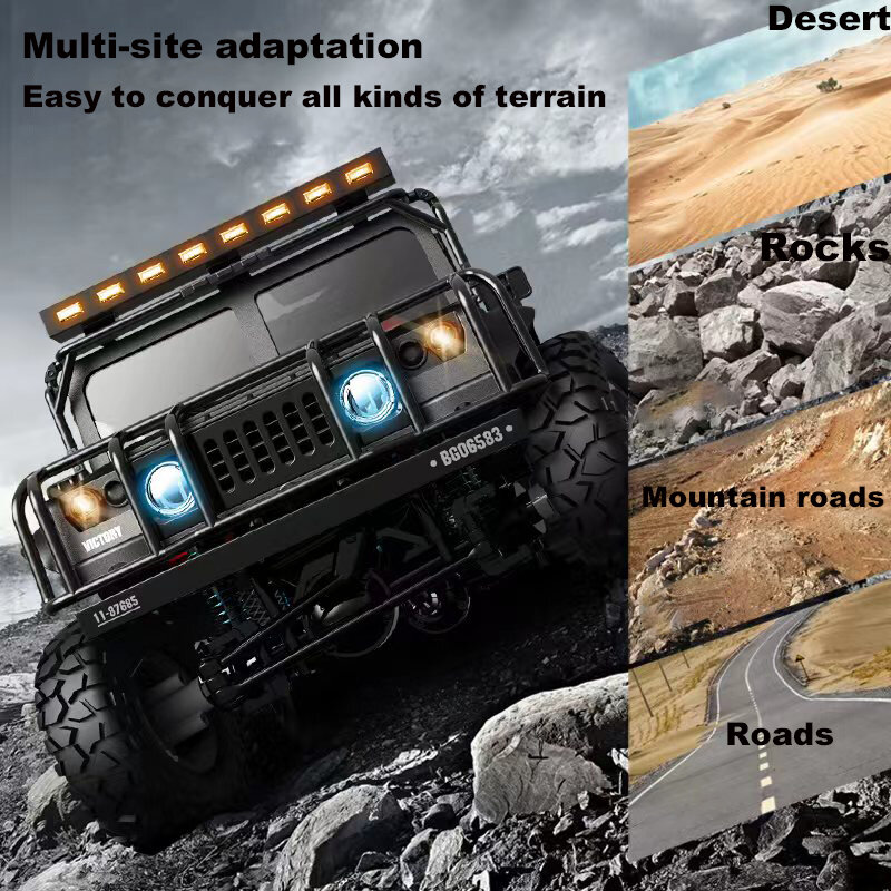 RC Car Simulation Hummer Car 2.4G Off-road High Speed 4 Wheel Drive Car Model 1:12 Children's Gift Remote Control Toys