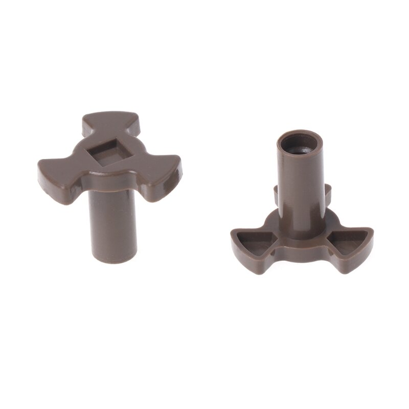 2Pcs Universal Microwave Turntable Coupler Plate Support Stand Cog Tools A0NC