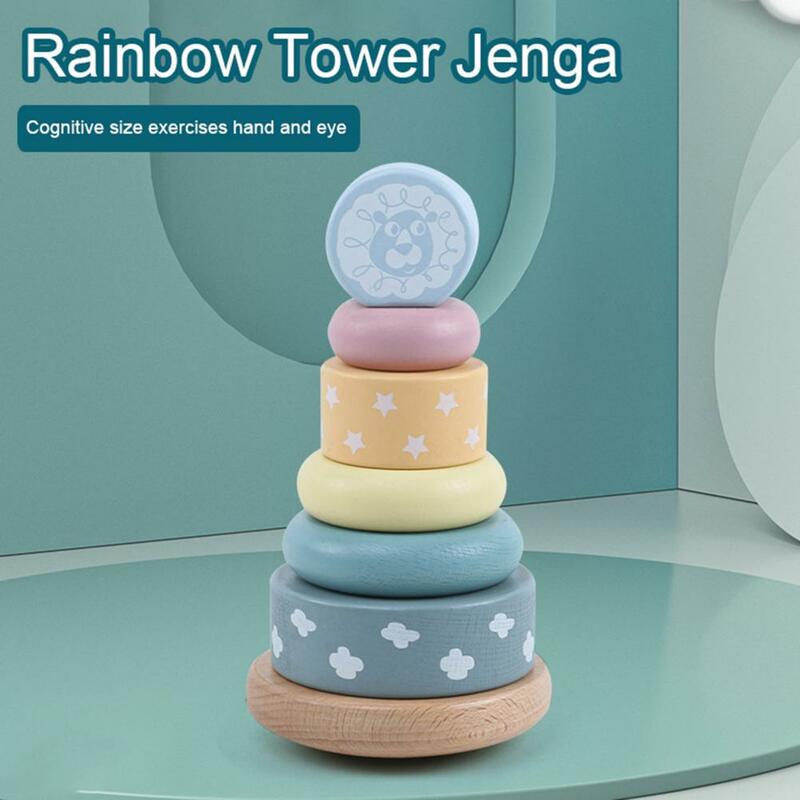 Радужная башня, игрушка для детей дошкольного возраста