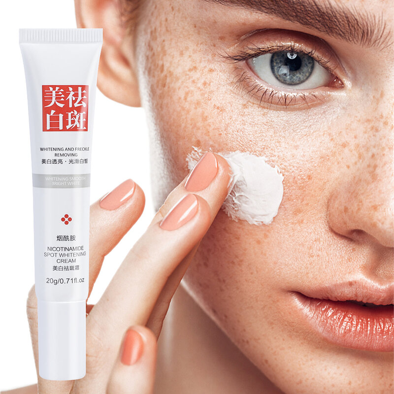 Efficace crema sbiancante illumina il viso per le macchie del viso rimuovi le macchie scure Melasma Anti-pigmentazione migliora l'ottusità crema per la cura della pelle