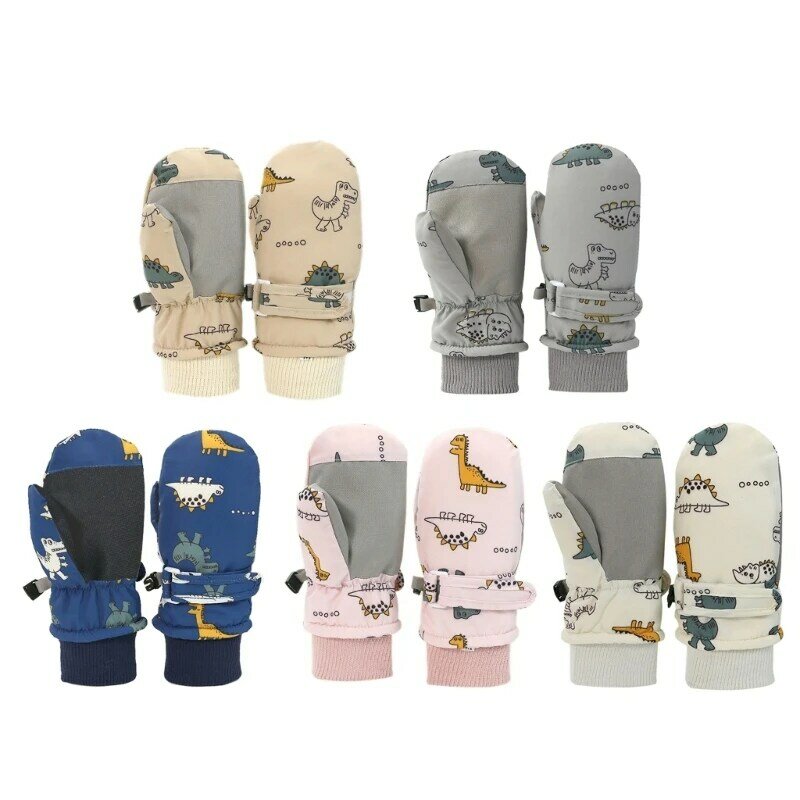 1 Pair Quick Drying Ski Gloves Anti Slip Snow Gloves Unisex Warm Mittens Outdoor Sports Gloves Skiing Skating Essential QX2D