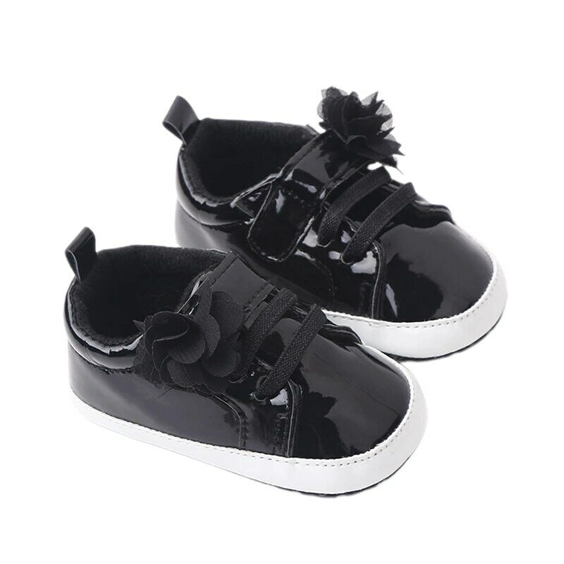 Zapatos de cuna para bebé y niña, Zapatillas altas metálicas brillantes, zapatos informales para primeros pasos