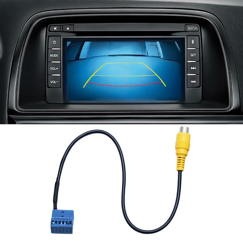Cable de entrada de cámara de vídeo inversa, arnés de Audio, Golf 7 / Lamando / Octavia / Superb MIB, accesorios para coche