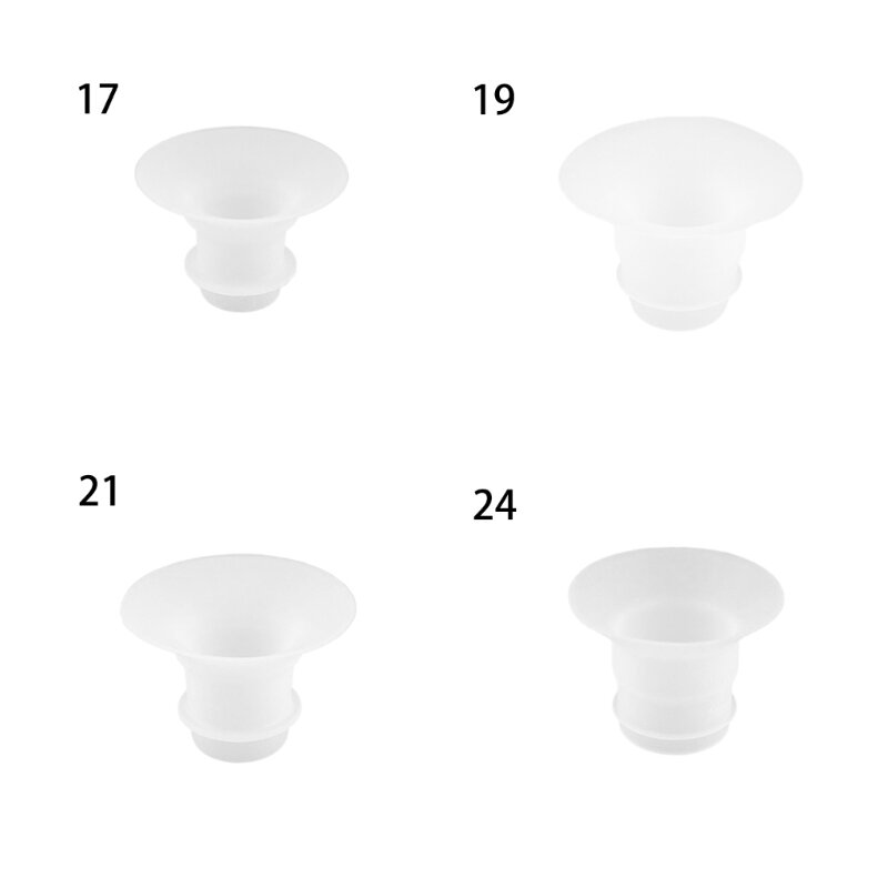 Вставки для насосов RIRI, силиконовые вставки 17/19/21/24 мм, носимый щиток для молокоотсоса