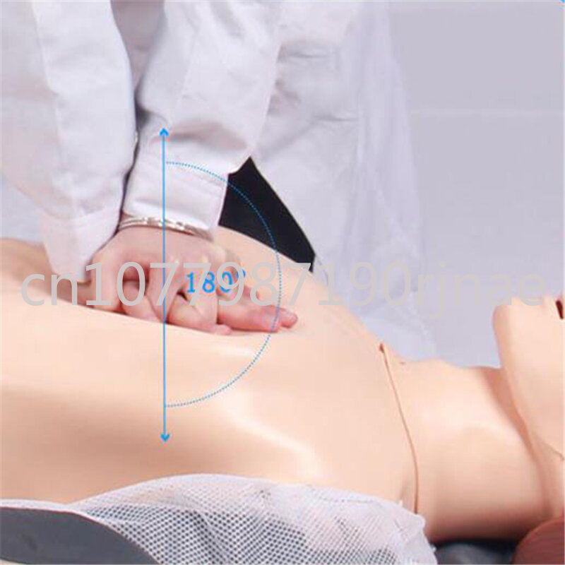 Modelo humano de entrenamiento de reanimación cardiopulmonar, adornos de navidad para la casa, 70x22x34cm