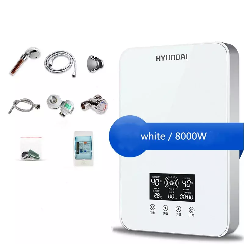 Electric Water Heater fInstant or Home Small Three Second Speed Heat Take A Shower Bathroom Bath Machine pool heater  هيتر