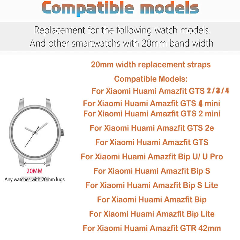 Сменный ремешок для Amazfit GTS 4/2 Mini, силиконовый ремешок для Amazfit GTS 3/4, ремешок для GTS 2, ремешок для наручных часов