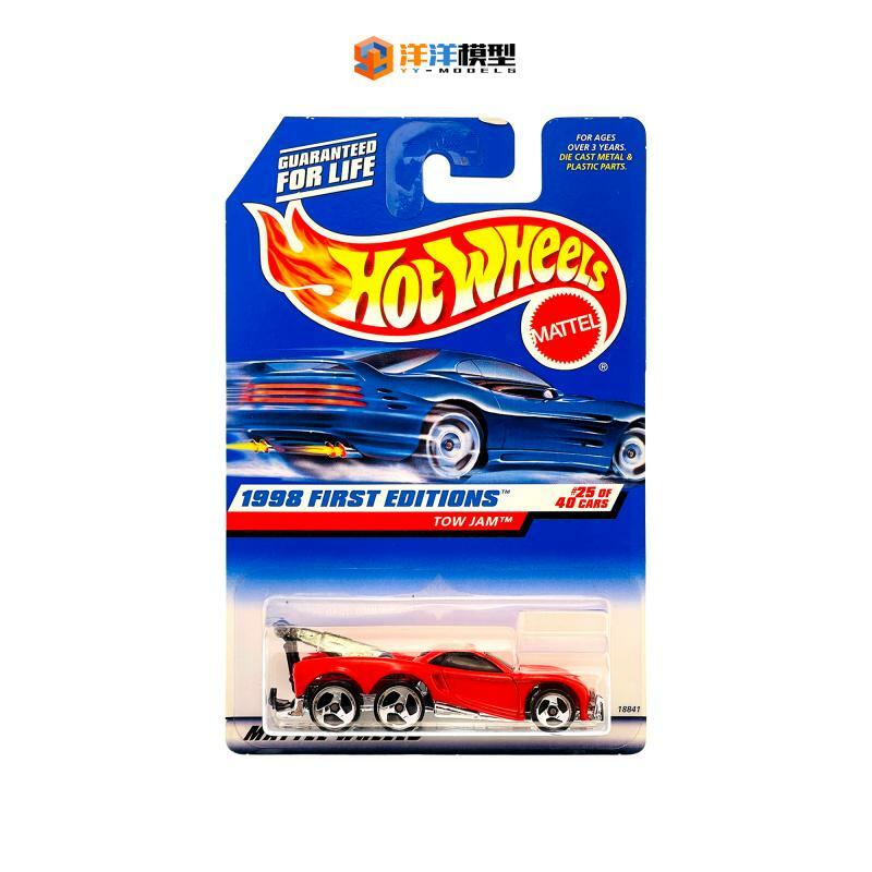 Hot Wheels 1/64  tow jam 1998 first editon Collection of die cast alloy trolley model ornaments