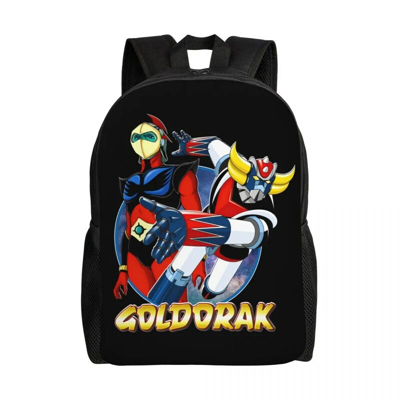 UFO Robot Goldorak Grendizer Backpacks Men Women Water Resistant College School Actarus Goldrake Mecha Anime Bag Print Bookbag