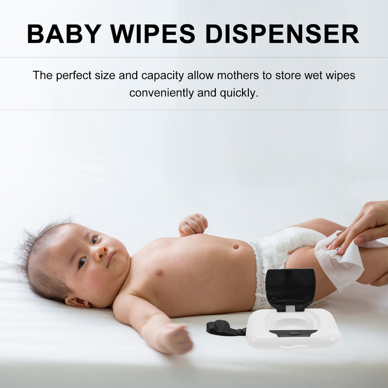 Dispenser tisu bayi portabel luar ruangan, pemegang tisu bayi basah