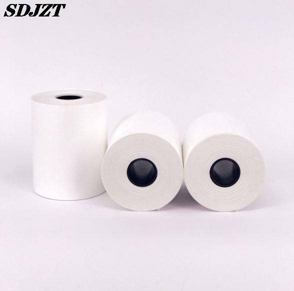 Rollo de papel adhesivo imprimible, autoadhesivo, térmico directo, 57x30mm, 3 rollos