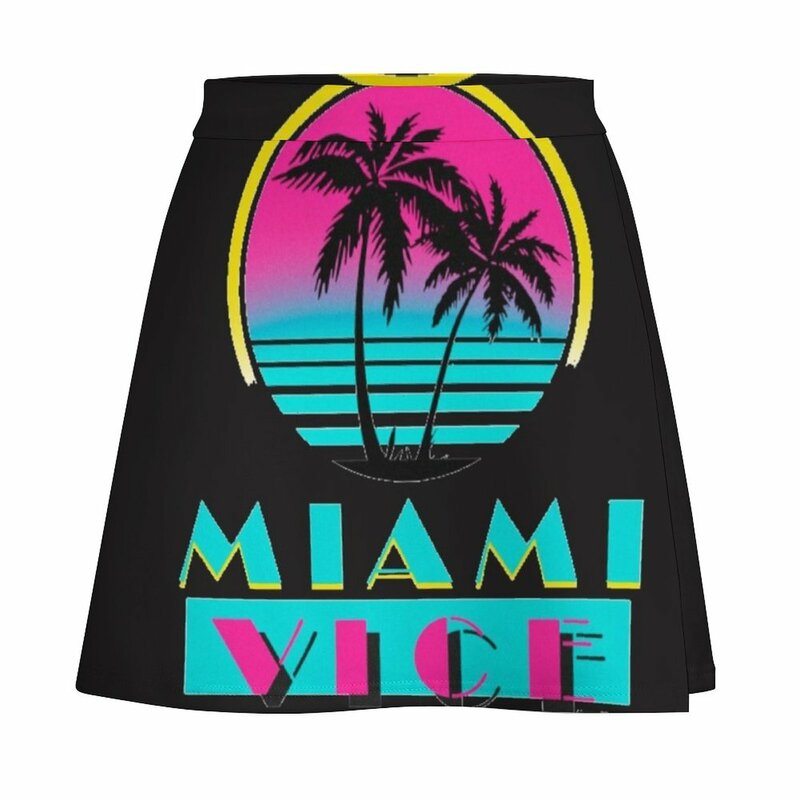 Miami Vice Mini spódnica damska spódnica koreański styl ubrania kobiety 2023 dziewczyny spódnica spódnica dla dziewczynek