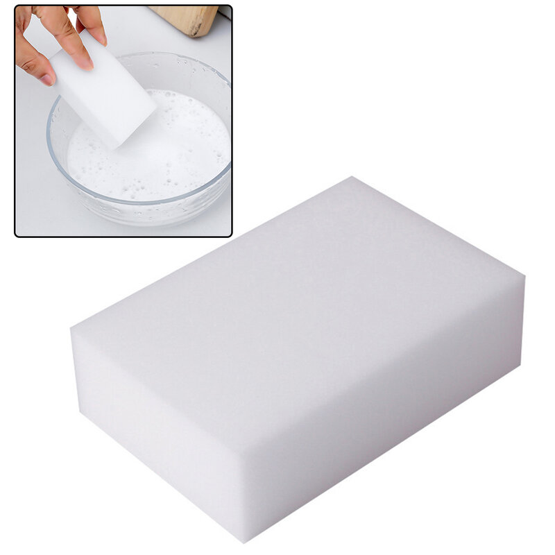 1pc spugna gomma bianca melamina spugna per lavastoviglie cucina bagno ufficio detergente strumenti di pulizia
