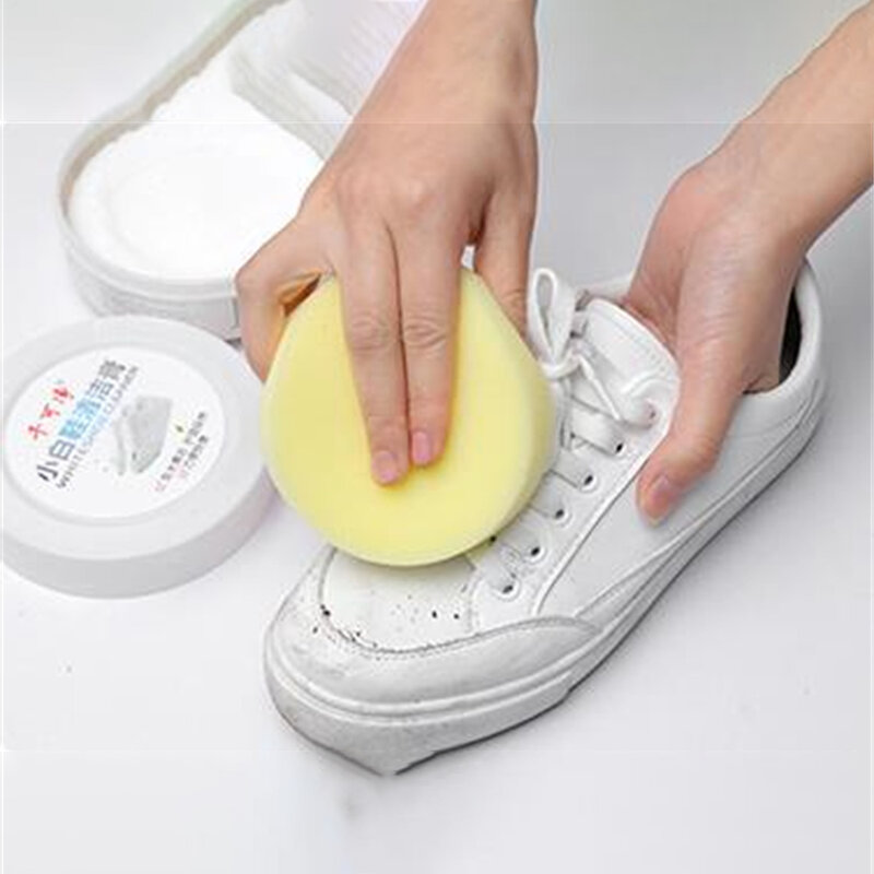 Multifunktion aler Schuh reiniger weiße Schuh reinigungs creme Haushalts sportschuhe Segeltuch reiniger Reinigungs werkzeuge mit Wisch schwamm