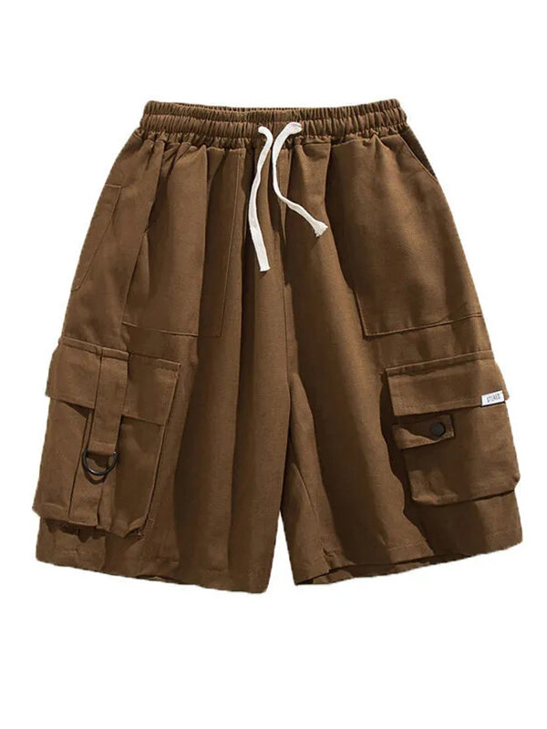 Jmprs Vintage Bf Harajuku Cargo Shorts Hip Hop Big Pockets Y2K Shorts Women High Waist Loose Streetwear American Casual Shorts