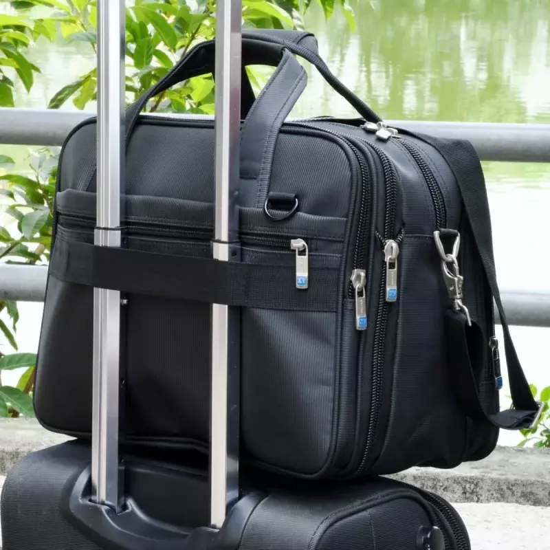 Męska torebka o dużej pojemności walizka biznesowa 16-calowa torba na laptopa modna podróżna męska torba na ramię