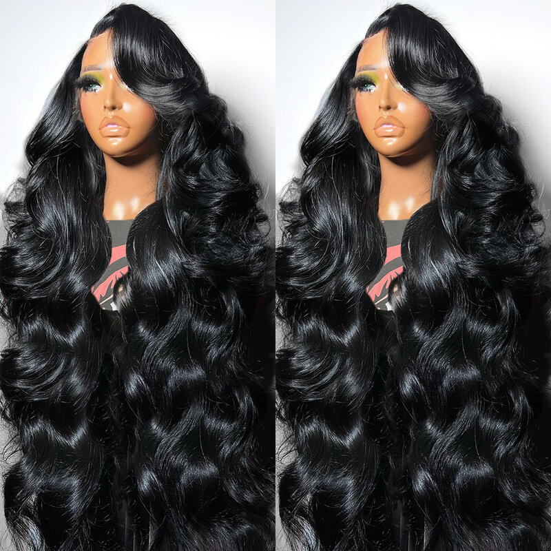 30 40 Inch body wave 13x6 hd lace frontal wigs For Women Remy Brazilian 360 lace front wig human hair Pre Plucked hair on sale